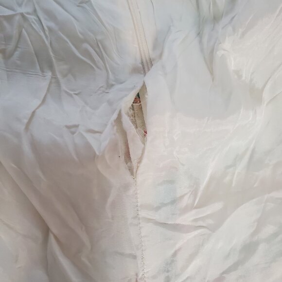 Nanette Lepore White & Multicolor Printed Sleeveless Rouched Sheath Dress sz 6 - Picture 14 of 16